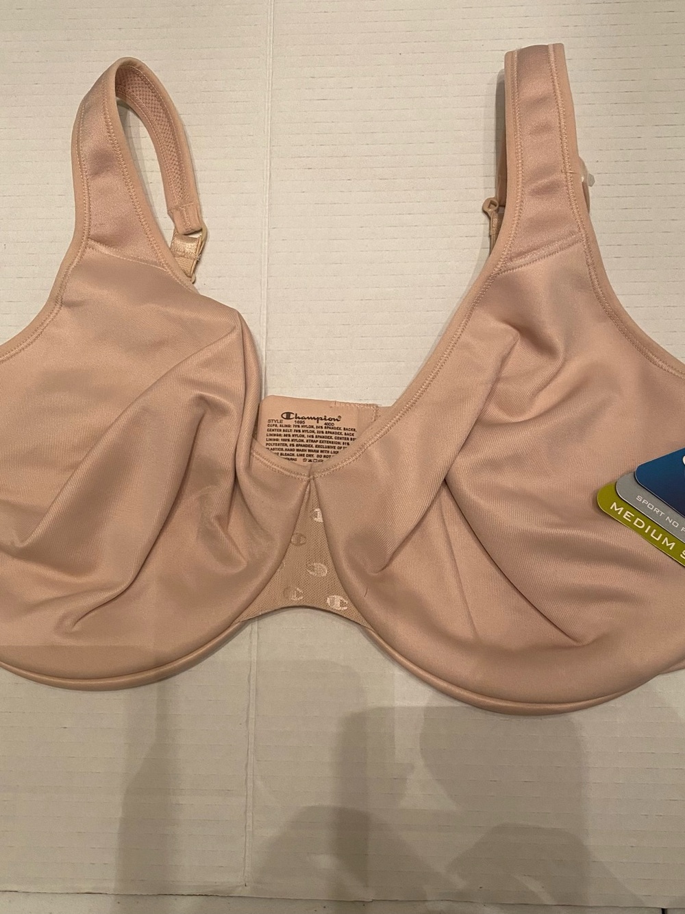 Champion Nude Medium Support Everyday Sports Bra 40DD